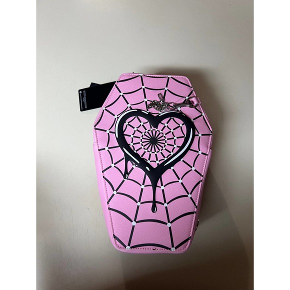 Hot Topic Bags Monster High Draculaura Pink Coffin Mini Backpack